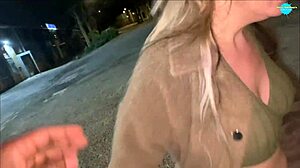 Street Girl Pushing Items Up Her Pussy While On The Run Mature Milf!