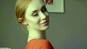 hot redhead with big boobs films steamy homemade amateur porn clip