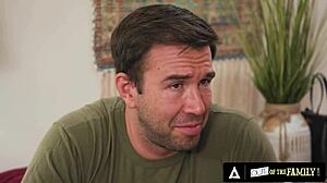 Gorgeous busty rocky emerson gets her mouth filled by stepbrother's cum in taboo roleplay!