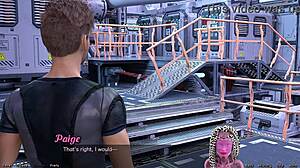 Stranded in space 94 - asian milf scientist showcases her project in sexy outfit.