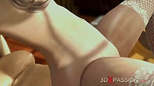 Shy nerdy girl dreams of being fucked by Santa Claus