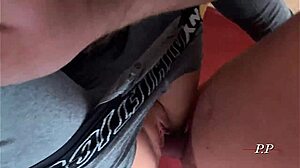 Anal orgasm achieved on the kitchen countertop with ass to mouth action