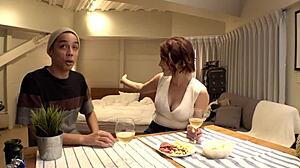 asian amateur with small tits shows off in full version