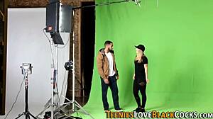 I pound blonde teen's tight pussy