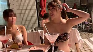 吹きすぎ！イキすぎ！悶えすぎ！！食べ頃25歳の卑猥尻&卑猥乳美人olをナンパしたら鬼エロすぎた in ナイトプール！！