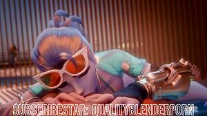 Widow Deepthroats Cock On Beach With Big Tits!