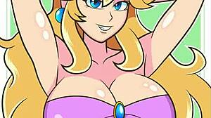 Princess Peach In Hentai Showing Big Tits And Ass