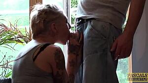 Pierced Whore Miss Trixx Cunt Hammered Before Rough Anal