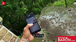 Gothic teen doreen meets on datingbaron for a date