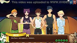 Game friends camp episode 19 night swimming