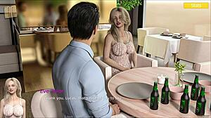 mature woman in cute outfit teases with huge tits in rosewater manor