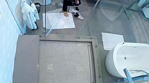 Step Sister Catches Step Bro Masturbating!