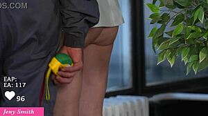 i invited the handyman to watch how i'm masturbating with toys