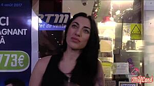 Sabrina, 30-year-old Italian milf, unleashes her explosive libido in part 1.