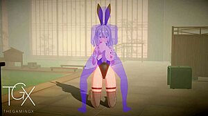 Fantasy Pige i Anime Hentai Spil Outfit