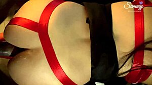 Amateur latina says 'ya no quiero' while tasting her ass after creampie.