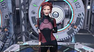 Stranded in space 94 - asian milf scientist showcases her project in sexy outfit.