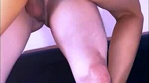 Tight Latina Student Needs Lube For Penetration