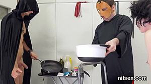 horny teen 18+ taken for anal therapy in madhouse