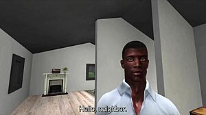 Black neighbor fucks ass