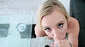 pervert stepbrother teaches stepsister how to suck cock in taboo lesson