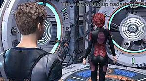 Stranded in space 94 - asian milf scientist showcases her project in sexy outfit.