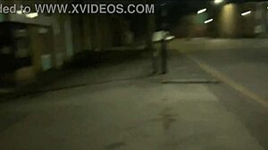 Street Girl Pushing Items Up Her Pussy While On The Run Mature Milf!