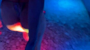 pick up in aquapark leads to quick encounter in locker room