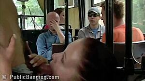 Petite Teen 18+ Rubs Pussy Before Wild Blowjob Action