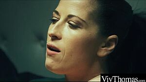 lick my ass and pussy, busty mature lesbian says