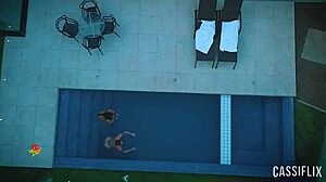 Pool party got wild with my friend’s boyfriend craving my ass!