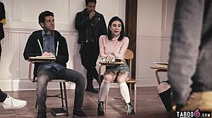 emo students pussy licking and anal fucking after class hardcore muff diving