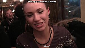 Two girlfriends suck dick outdoors.