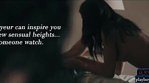 Voyeur brunette watches couple fuck 😍