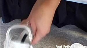 Good Boy Earns My Naughty Footjob Treat.