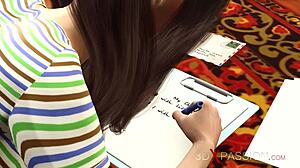 Shy nerdy girl dreams of being fucked by Santa Claus