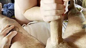 BBW Milf Gives Blowjob And Rides Cowgirl, Did The Cleaning Lady See?