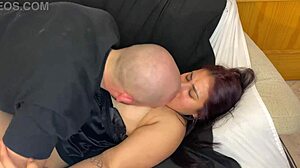 my step-sisters new friend asks me to eat her tits when alone