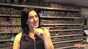 Sabrina, 30-year-old Italian milf, unleashes her explosive libido in part 1.