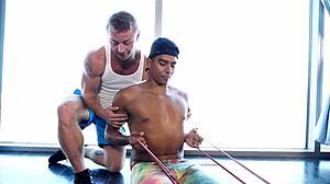 workout buddies fuck asses and suck cocks