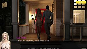 mature woman in cute outfit teases with huge tits in rosewater manor