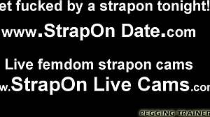 i love pegging my slaves with huge strapons, making them beg for more!