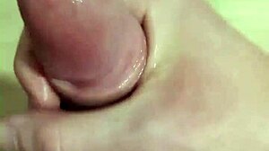 This young amateur is masturbating all alone in her room