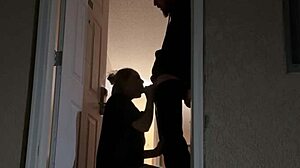 Couple Tries To Get Caught Having Sex In Hotel Doorway