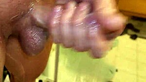 my legs were shaking after this big cock orgasm in the shower