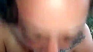 amateur gives rough sloppy blowjob gagging on huge cock?