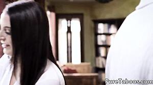 Big Tits Babe Pounded Hard in Taboo Fantasy!