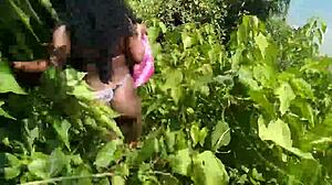 Joy Cardozo Watches Bruna Black Gangbang On Beach Creampie