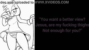 amy rose caught fingering her asshole with suggestive joi instructions