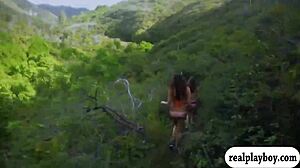 Badass babes conquer sky diving and boar hunting adventures